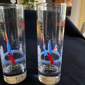 A set of 2 Pere Magloire calvados glasses. long drink calvados, calvados Normandy image 4