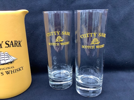 ヴィンテージ カティサーク スコッチ ウイスキー グラス - 2個セット