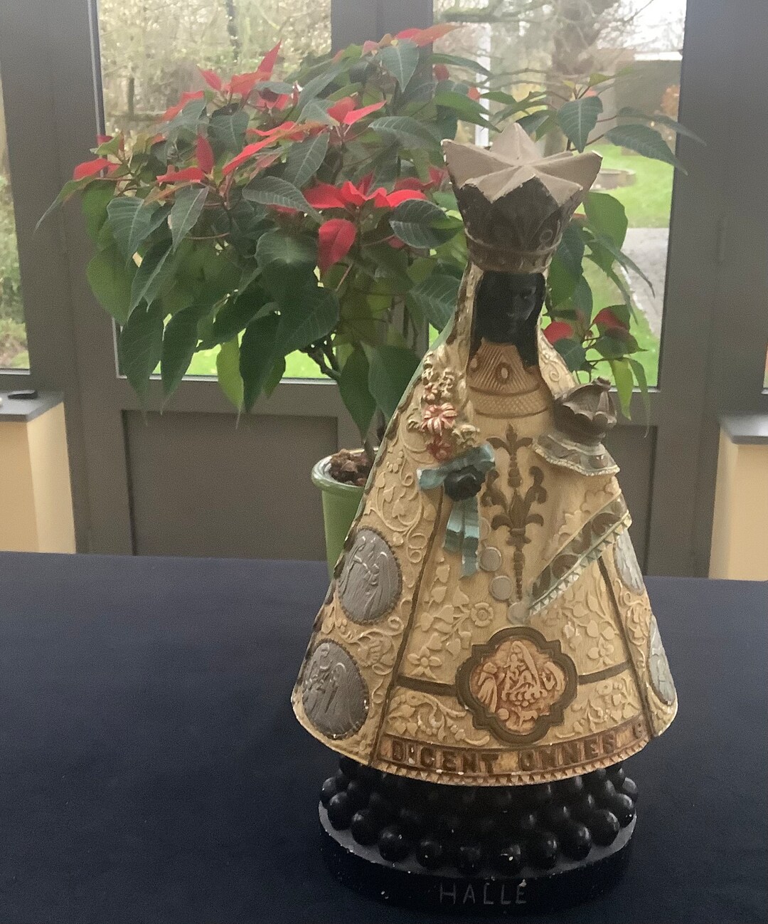 45cm Large Vintage Black Madonna De Halle, Hal, Black Virgin Mary ...