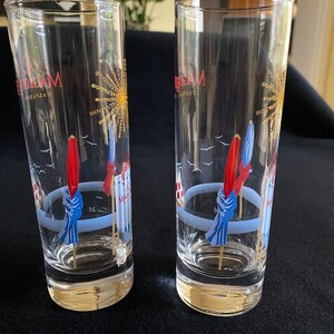 A set of 2 Pere Magloire calvados glasses. long drink calvados, calvados Normandy image 3