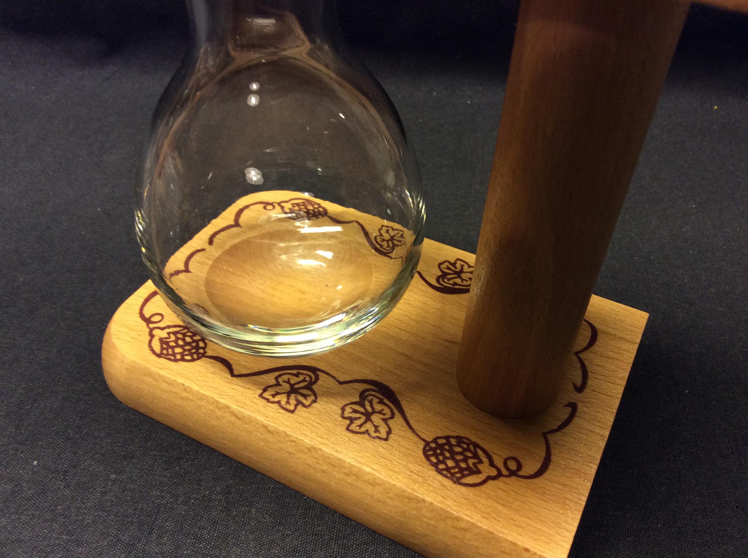 Bicchiere Da Birra Belga Pauwel Kwak - Con Supporto In Legno - Capacità 0,3 Litri - Design Tradizionale - Foto 6