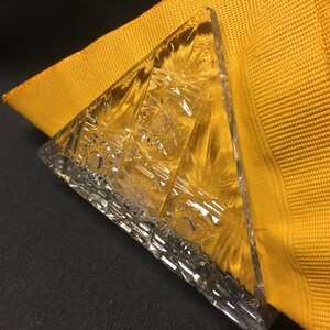 Portatovaglioli in vetro di cristallo, fatto a mano, servizio da tavola, decorazioni per matrimoni, intagliato a mano, decorazioni per la casa, vetro ceco della Boemia, regalo, portatovaglioli