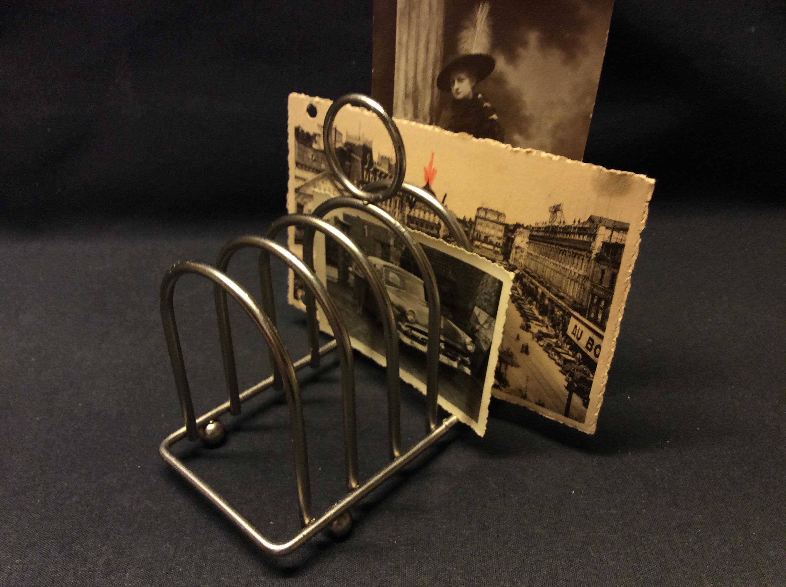 レトロなヴィンテージメタルトーストホルダー - ヴィンテージトースト