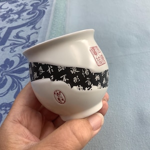6 japanska keramische theekopjes