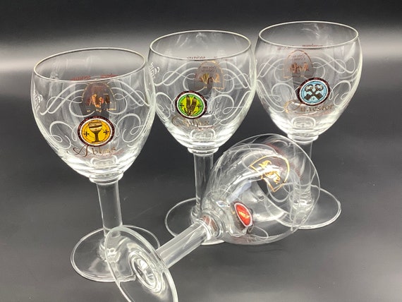 4 Limited Edition Glasses for the Famous Leffe Abbey Beer, Leffe