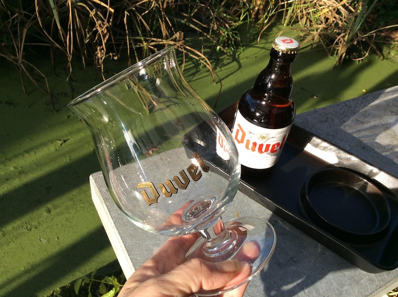 Duvel Tulip Glass with Tray - Thumbnail 2