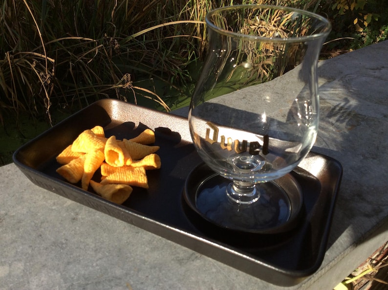 Duvel Tulip Glass with Tray - Thumbnail 4