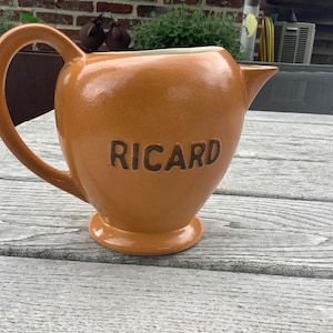 Vintage ceramic Ricard Water Jug
