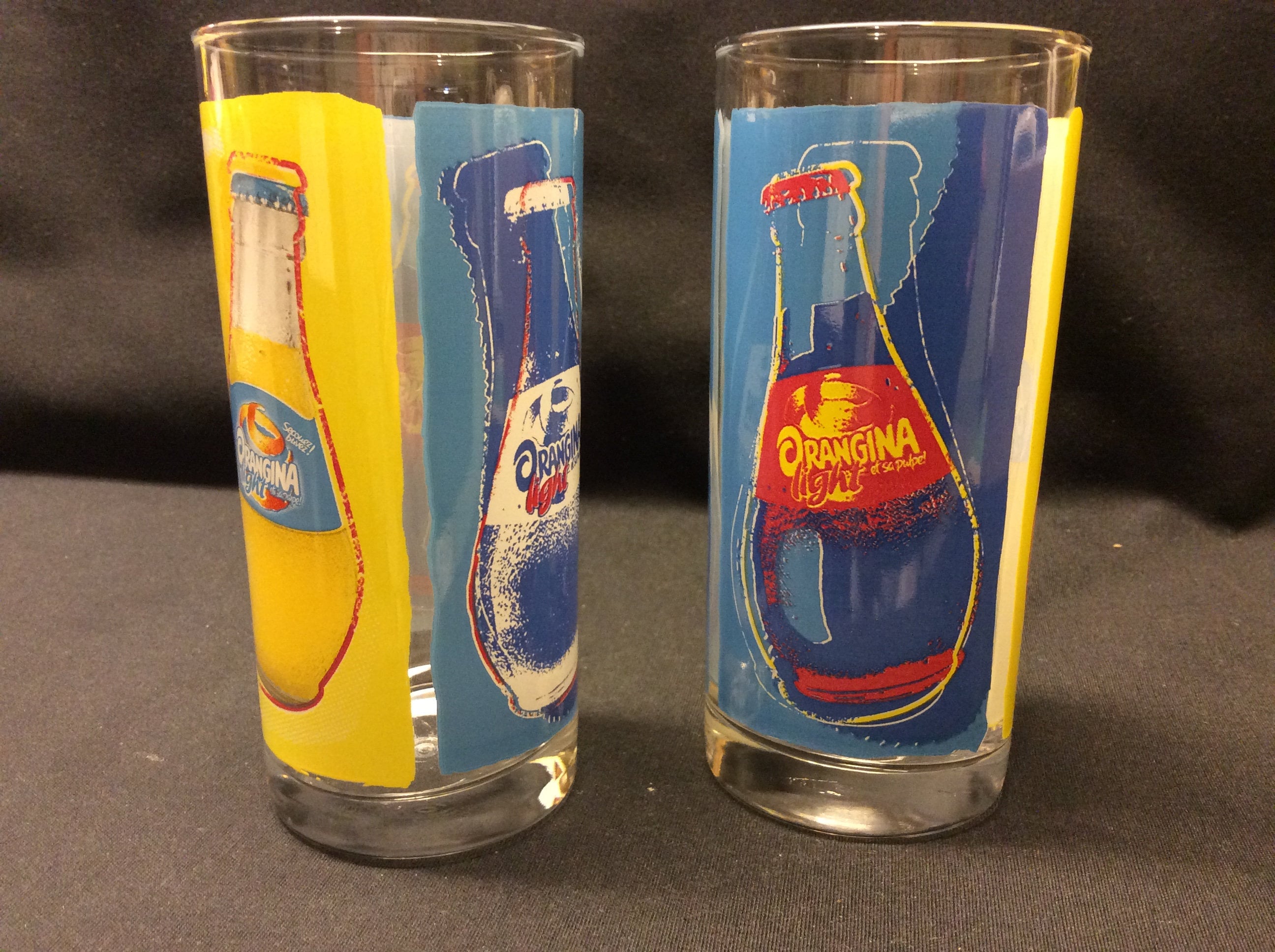 ANCIENNE LAMPE ORANGINA Publicitaire Bouteille en verre années 70 EUR