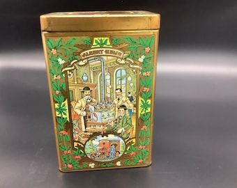 Vintage coffee tin from Albert Heijn, coffee roasters since 1895