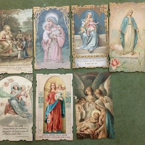 Santini antichi MADONNA-VERGINE MARIA - Immacolata - Addolorata - Vari dal 1904 al 1916 da collezione
