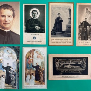 Santini San Giovanni Bosco - canonizzato da papa Pio XI nel 1934 con preghiere dal 1929/1934