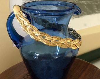 Vintage Golden Three-Strand Snake Chain Bracelet