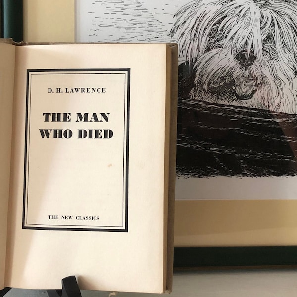 Vintage Book: The Man Who Died by D. H. Lawrence Knopf New Classics 1928