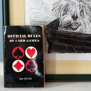 Regole ufficiali dei giochi di carte 56a edizione 1968 United States Playing Card Company