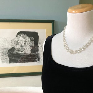 Vintage Graduierte Glasperlenkette