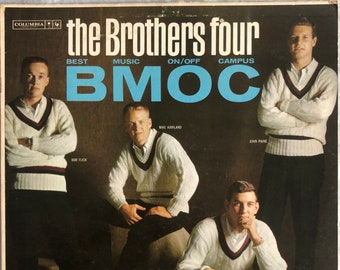The Brothers Four BMOC Best Music On/Off Campus Columbia 1961 Vintage Vinyl Record Album