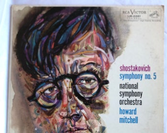 Shostakovich Symphony No. 5 National Symphony Orchestra Conducted by Howard Mitchell RCA Victor 1959 Vintage Record