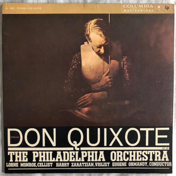 Strauss Don Quixote The Philadelphia Orchestra Eugene Ormandy Columbia Masterworks 1958 Vintage Vinyl Record Album