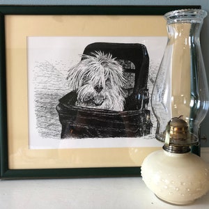 Vintage Lamplight Farms Hobnail Glass Oil Lamp