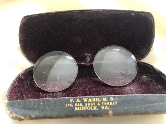 Small Collection of Antique Eyeglass Parts and Ca… - image 3