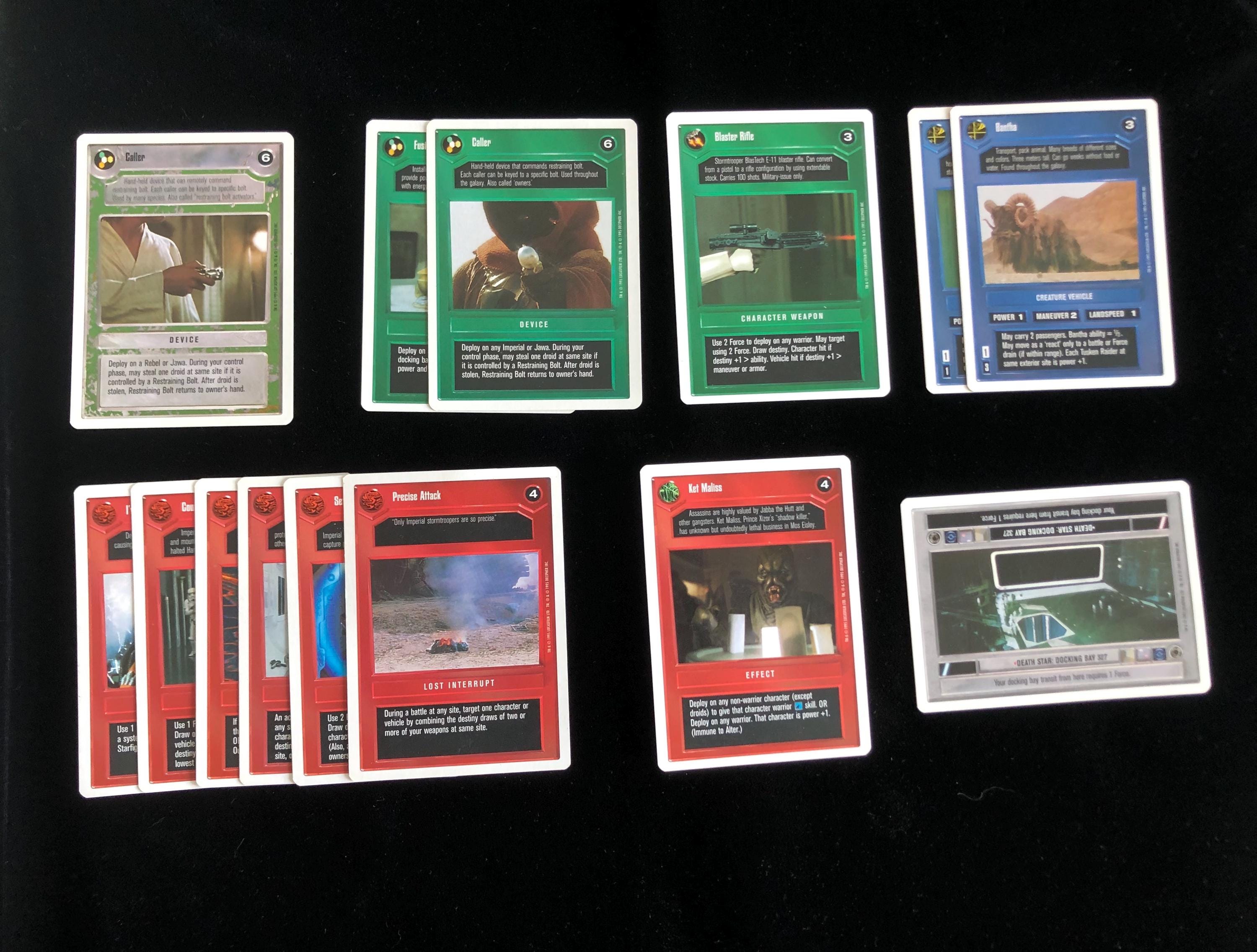 star wars ccg rare cards Unlimited - Spark of Rebellion Pre-Constructed Deck Lists - Star