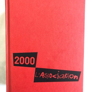 Comix 2000 L'Association Silent Comic Anthology com cartão postal e marcador de página 1999