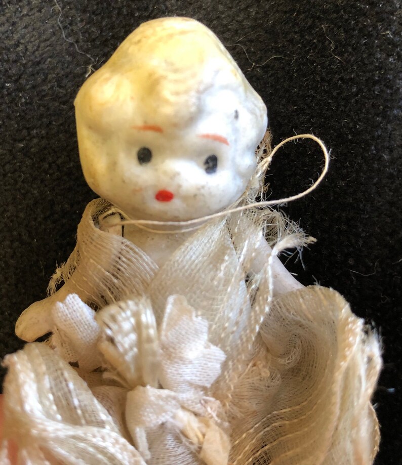 Antique Vintage Bisque Penny Doll With Articulated Arms Made Etsy