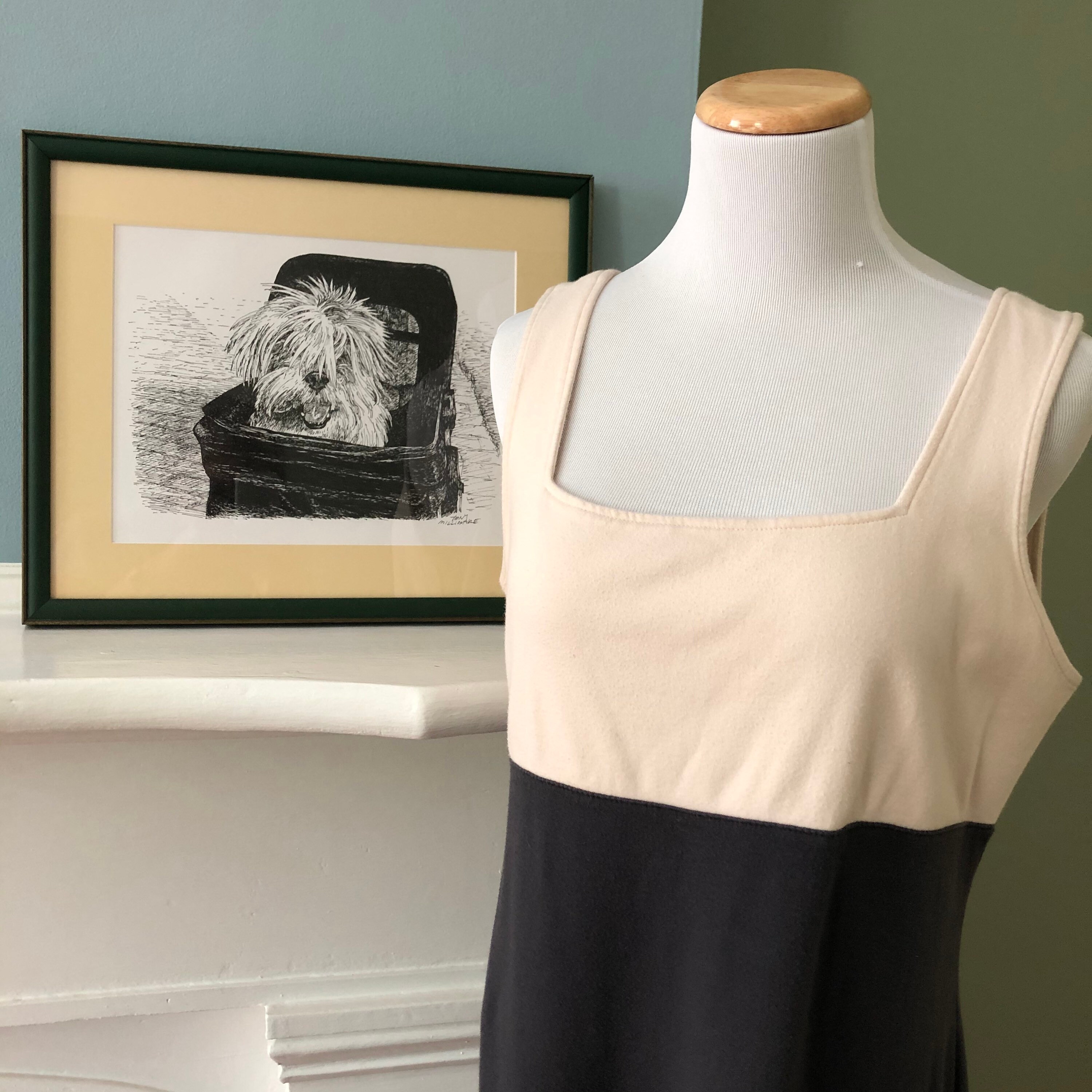 Vintage Clifford & Wills Colorblock Dress Etsy