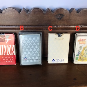 Scegli il tuo mazzo: carte da gioco vintage