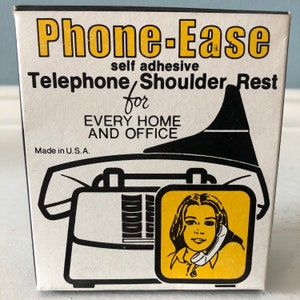 Vintage Promotional Phone-Ease Self Adhesive Telephone Shoulder Rest with Sadler Auto Center Logo Emporia VA image 4