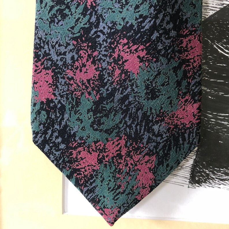 Vintage Guy Laroche 100 Silk Necktie Christmas Independence Etsy