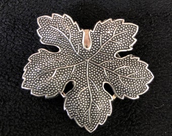 Vintage Maple Leaf Scarf Clip Made in West Germany