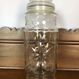 Anchor-Hocking Mr. Peanut Decorative Glass Canister with Air Tight Lid