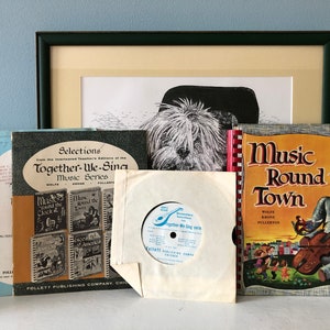 Together We Sing Teacher&#39;s Package: Music Round the Town Teacher&#39;s Edition, Two Series Sample Booklets, and Sample Record
