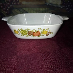 Corning Ware &quot;Spice of Life&quot; P-41-B, 1 3/4 Cup Casserole Dish 5&quot; Square x1.5 Deep, No Lid