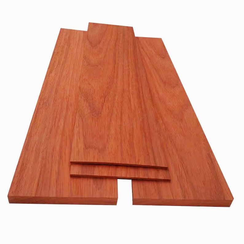 Africa Padauk Lumber Boards/thin wooden board/craft board/Laser cutting board CNC processing board image 4