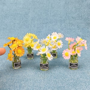 Miniature Toys Dollhouse Gift 1:6 mini flower model
