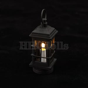 Miniatur Licht Puppenhaus Outdoor Wandleuchte 1/12 skala decortion diy Spielzeug Geschenk LED kann leuchten