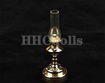 Miniature Dollhouse LED Candle Lamp: 1/12 Scale Decoration