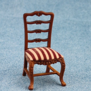 dollhouse furniture Wooden chair Miniatures 1/12 scale
