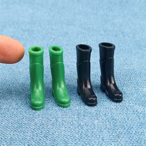 Regen Stiefel Modell Miniatur Spielzeug Puppenhaus Geschenk 1:12
