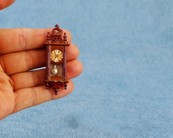 ドールハウス ミニチュア時計 ヴィンテージ ミニ装飾 職人写真 ギフト