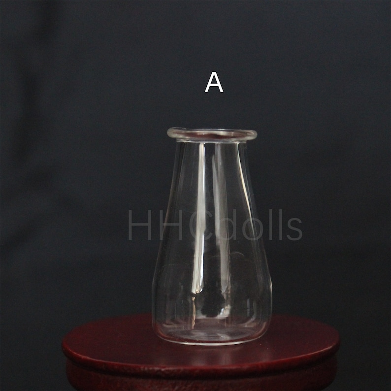 Dollhouse Vase/glass Candy Jar/glass Jar Miniature 1/12 Scale Decortion