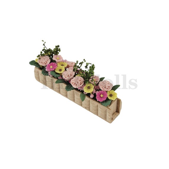 ドールハウス 1:12スケール ミニチュア花壇 屋外植物モデル - Etsy 日本