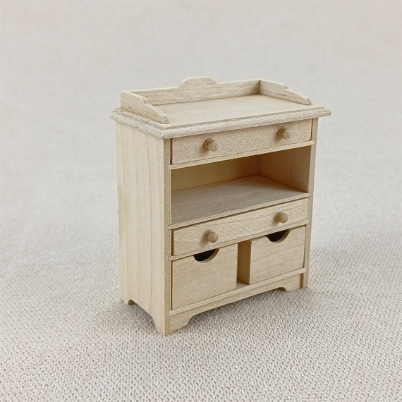 XBSLJ Maisons Pour Poupées Maison De Poupée Miniature Avec Meubles Kit De Maison De Poupee En Bois Bricolage Plus Anti Pouss Amz