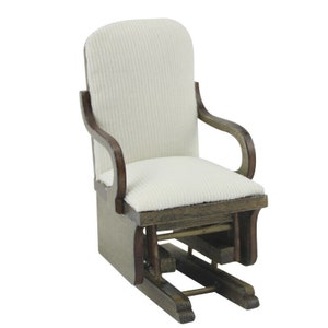 Dollhouse 1:12 Scale Miniature Furniture Wooden Model Swing Chair