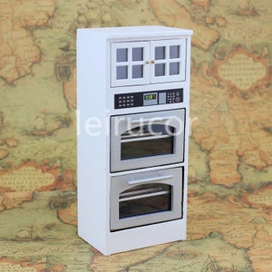 Dollhouse Miniature 1/12 Scale Kitchen Furniture Appliance Disinfection Cabinet