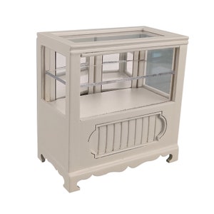 1/12 Scale Miniature Furniture White store display case #6
