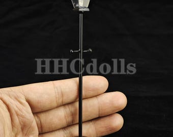 Miniature Dollhouse Street Light: 1/12 Scale LED Lamp